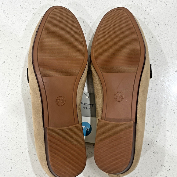 Laurel Loafer Shoes Beige Comfortable Memory Foam Sz 7.5 NWT A New Day - Picture 9 of 9